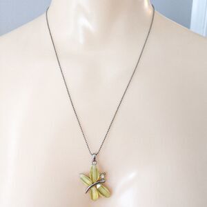Cool Jewels Shimmer Butterfly Pendant Necklace